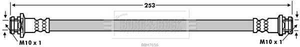 BORG & BECK stabdžių žarnelė BBH7656